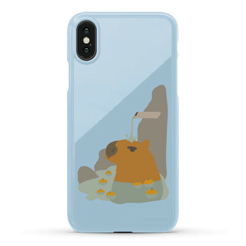 Capybara Hot Spring Phone Case